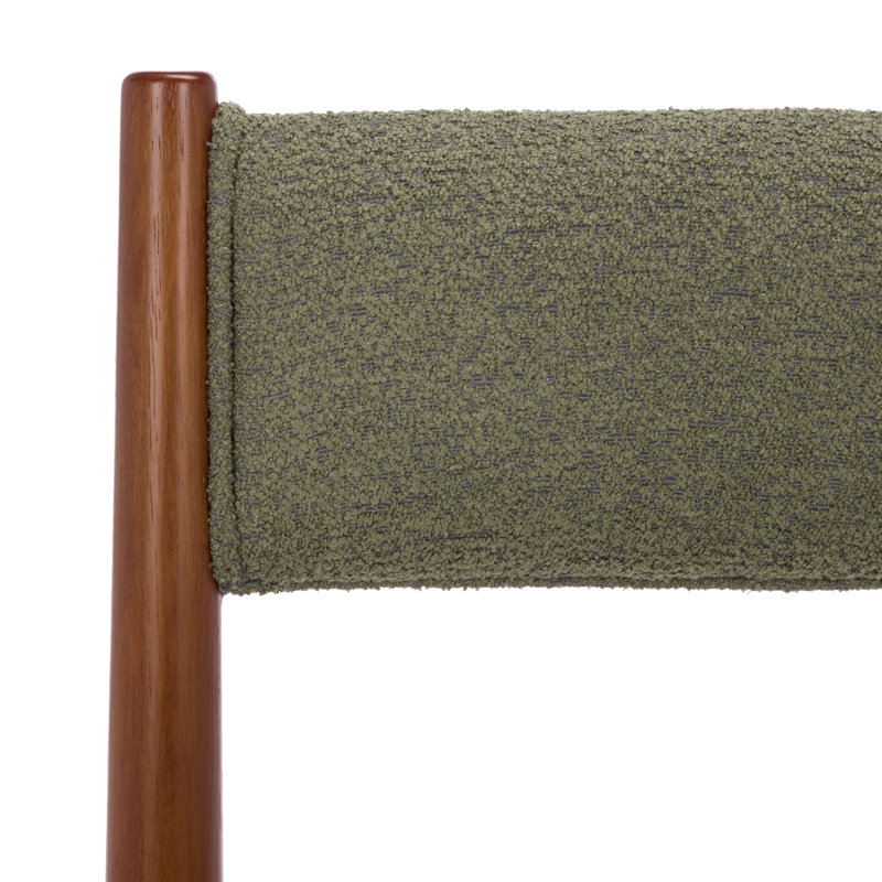 Makiko Dining Chair, Walnut, Green