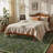 Kaldi Floral Washable Area Rug – Intricate Nature-Inspired Design, Non-Slip Soft Floor Mat for Living Room, Bedroom, and Entryway-23885948-23885947