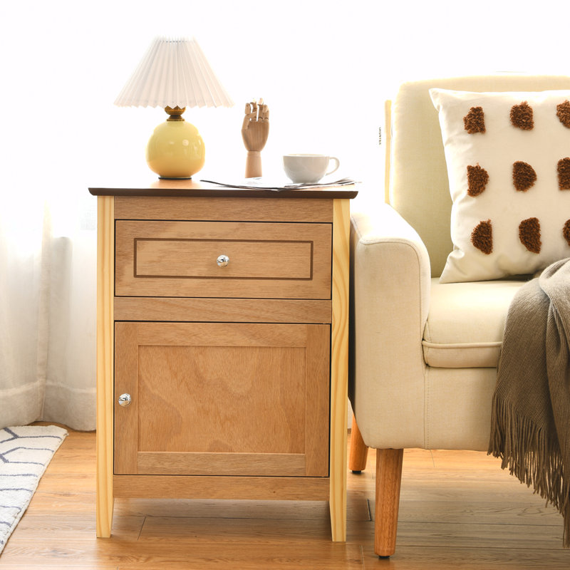 Adcox End Table, Natural