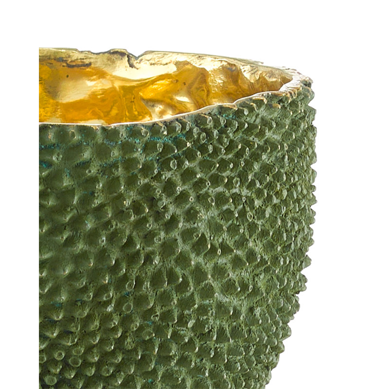Vase de table en métal Jackfruit