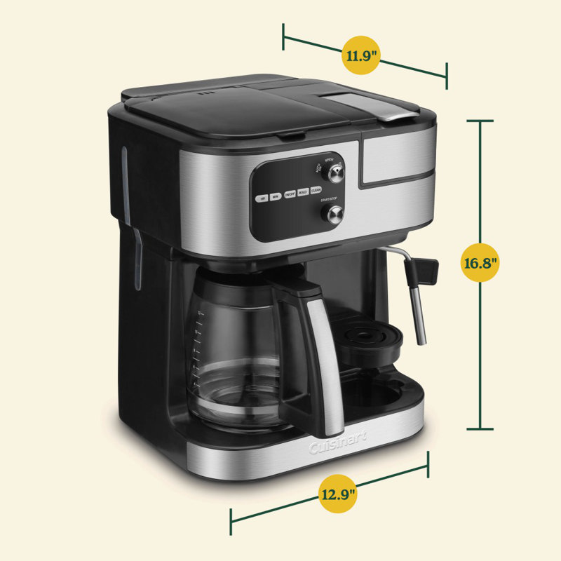 COFFEE CENTER BARISTA BAR 4-IN-1 COFFEEMAKER, Thermal, Silver Thermal, 10 cups