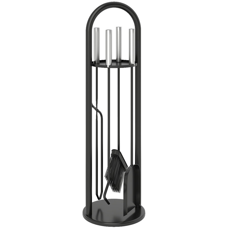 Metal Fireplace Tool Set
