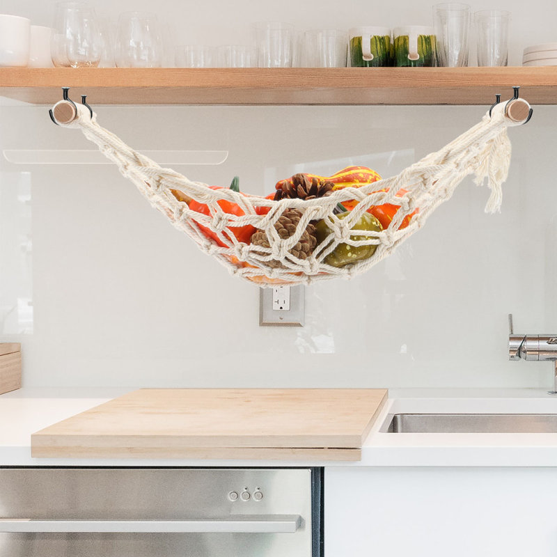 Rangement pour hamac à fruits suspendu