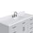 Thornaby Solid Wood Single Bathroom Vanity with 1.5'' Carrara Quartz Top-1680198779-1700356209