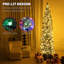 Arbre de Noël crayon pré-éclairé-488366518