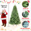 Arbre de Noël classique de 4 pi avec 636 pointes en PE + PVC - branches articulées réalistes, assemblage facile, support en métal stable, aspect naturel pour la décoration des Fêtes-118032772