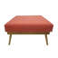 Grand corail avec coussin et structure en tissu 100% bois d'hévéa naturel pour le confort du salon