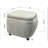 Modern Performance Fabric Upholstered Swivel Accent Chair and Storage Ottoman Set for Living Room, Ivory – Barbara by Pipp & Liv-786998274-786998302