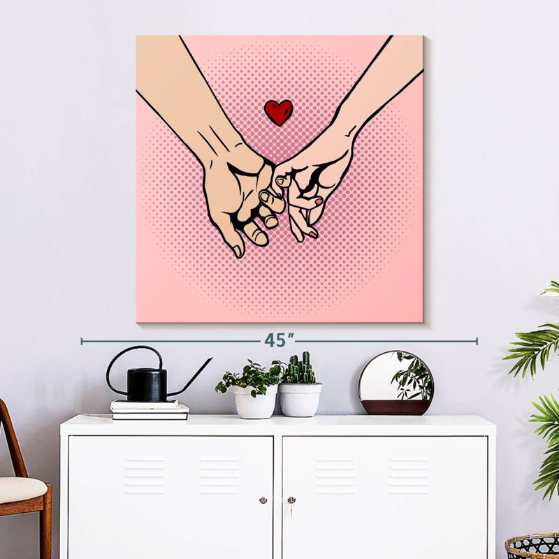 Hardie Comic Lovers, 33" H x 33" W