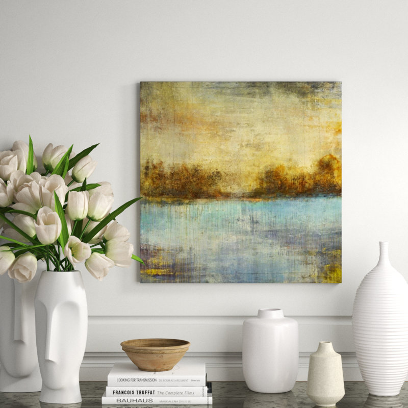 Landscape Refraction Painting by Maeve Harris, Plexi, 24" H x 24" W