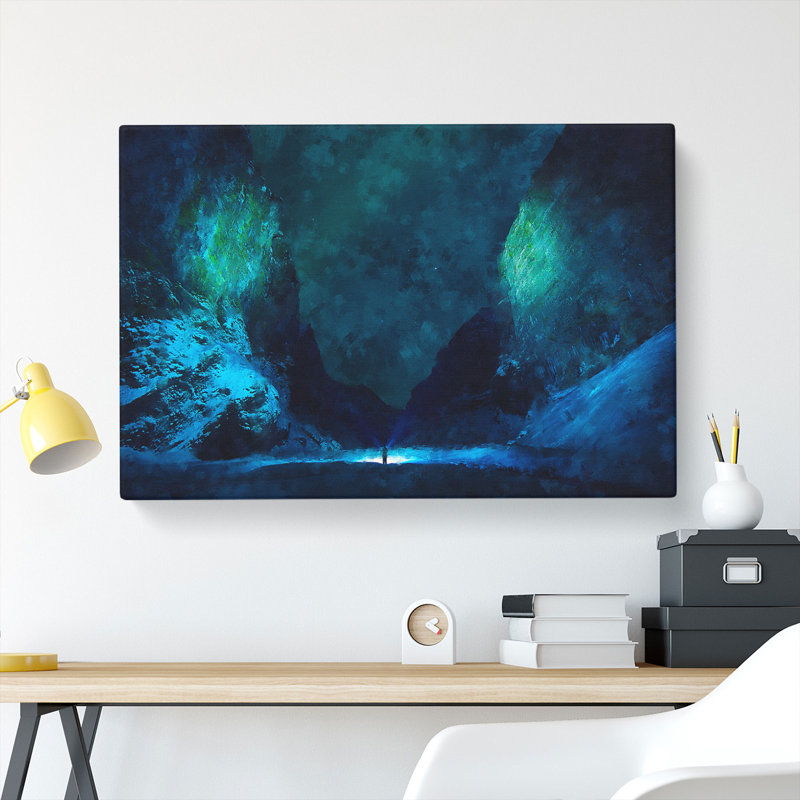 The Canyon In Iceland - Wrapped Canvas, 50cm H x 76cm W x 3cm D