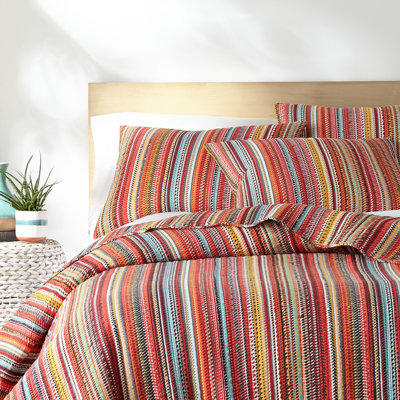 Uluru Stripe Full/Queen Quilt Set