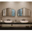  Miroir asymétrique Miroir mural irrégulier Miroirs rectangulaires uniques pour salle de bain, vestibule, salon, chambre à coucher-117095580-117095579