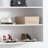 Devi White Wall Mounted Wood Closet System-1881790168