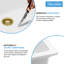 Undermount Kitchen Sink Quartz Single Bowl Kitchen Bar Sink with Roll Up Rack-109101370-123687607