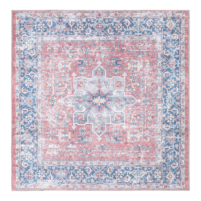 Nolie Oriental Indoor Rug, Square 5'