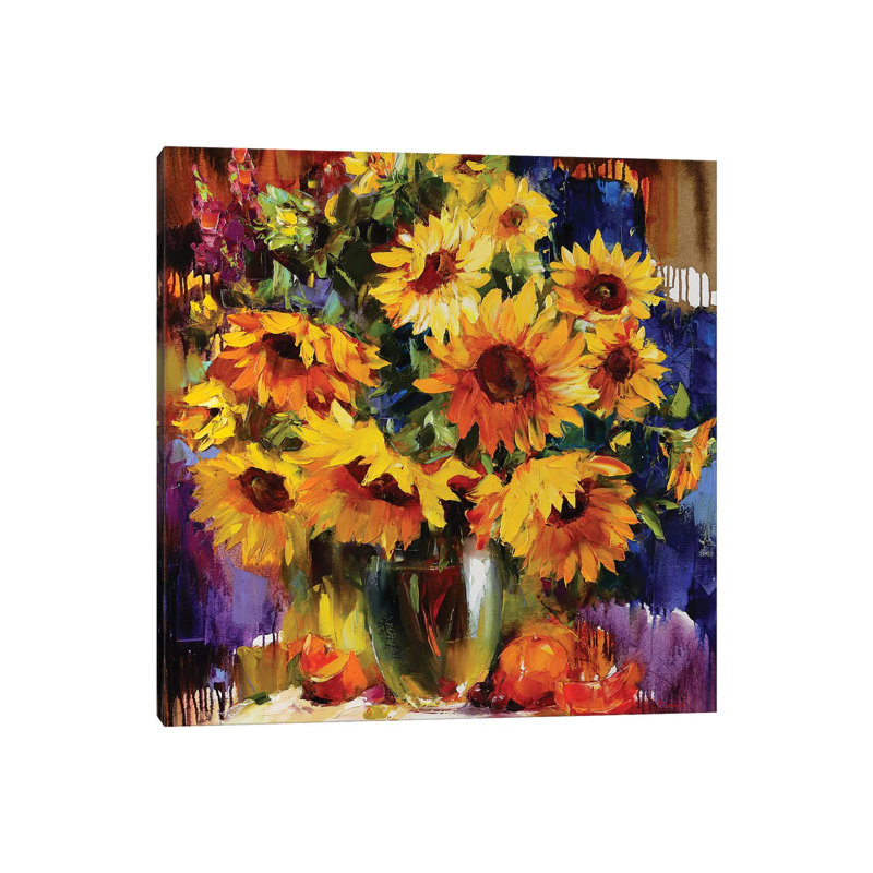 Vincent Evolution 1 Piece Painting on Canvas, 30.48cm H x 30.48cm W x 1.91cm D, Wrapped Canvas