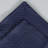 Ensemble de serviettes en coton très absorbant de six articles avec bordure unie et carreauté Ruvins-498400821