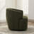 Wide Upholstered Swivel Barrel Accent Chair, No Assembly required-1104700773