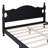 Wood Platform Bed Frame,Retro Style Platform Bed