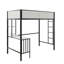 Lit mezzanine simple avec bureau et tablettes-1789409599