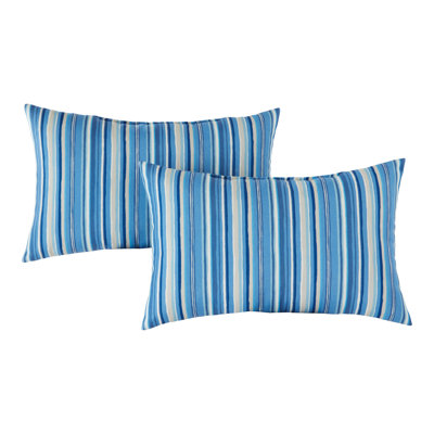 Henrich Outdoor Reversible Throw Pillow