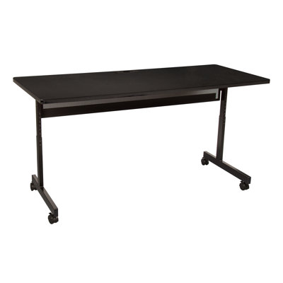 Adjustable Height Multi-Student Computer Desk with Wheels
