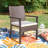 Leonard 4 - Person Patio Dining Set with Round Table , Cushions Included