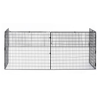 4 Panel Steel Fireplace Screen
