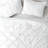 Pinch Pleat Textured Duvet Cover Set-463085930-463085935