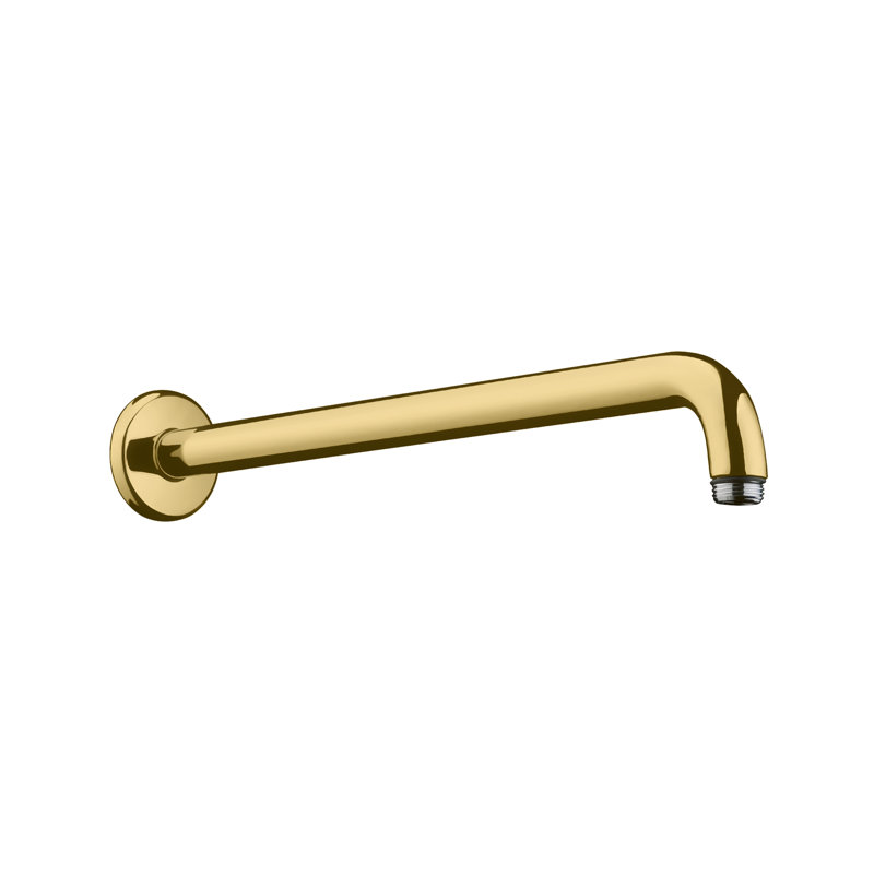 Bras de douche Hansgrohe Raindance 15 pouces, Or poli