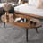 Nesting Coffee Table Set Of 2, Multi-Functional Side Tables For Living Room, Sofa, Bedside, And Office, Retro Rustic Design With Durable Iron Legs