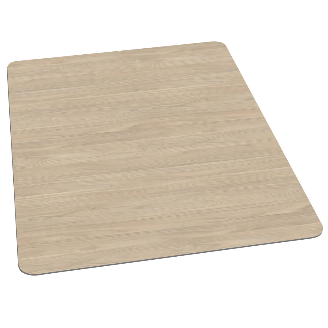 TrendSetter Rectangle Chair Mat with Straight Cut Edge for Soft Surfaces ES Robbins Corporation 
