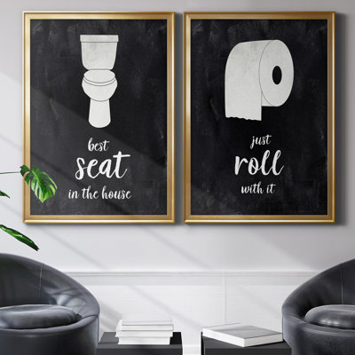 «Best Seat», ensemble de 2 reproductions d'art textuel