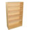 Bookshelf with Adjustable Shelves, 49"H