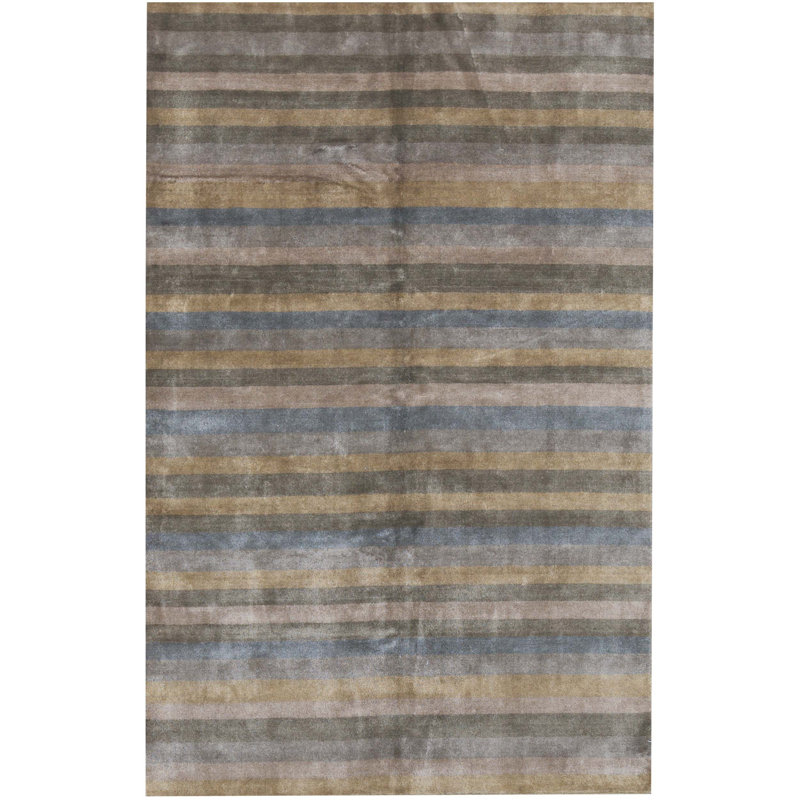 Tapis multicolore de haute qualité noué à la main, Rectangle 5'9" x 8'10"