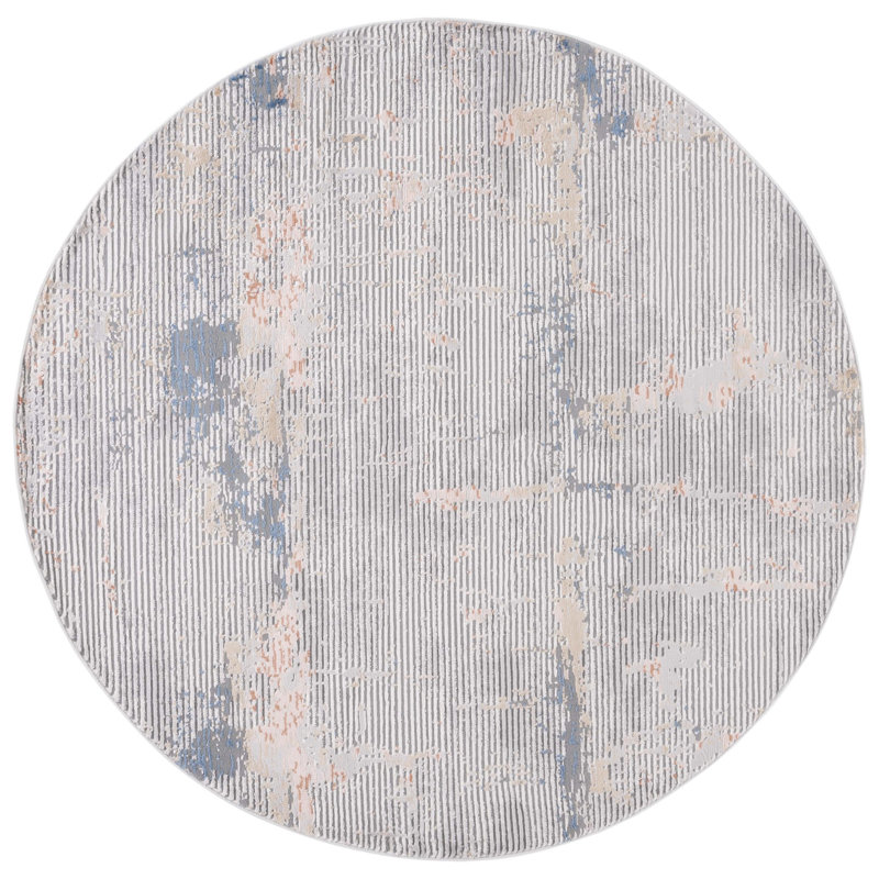 Eternal Performance Abstract Rug, Round 6'7"