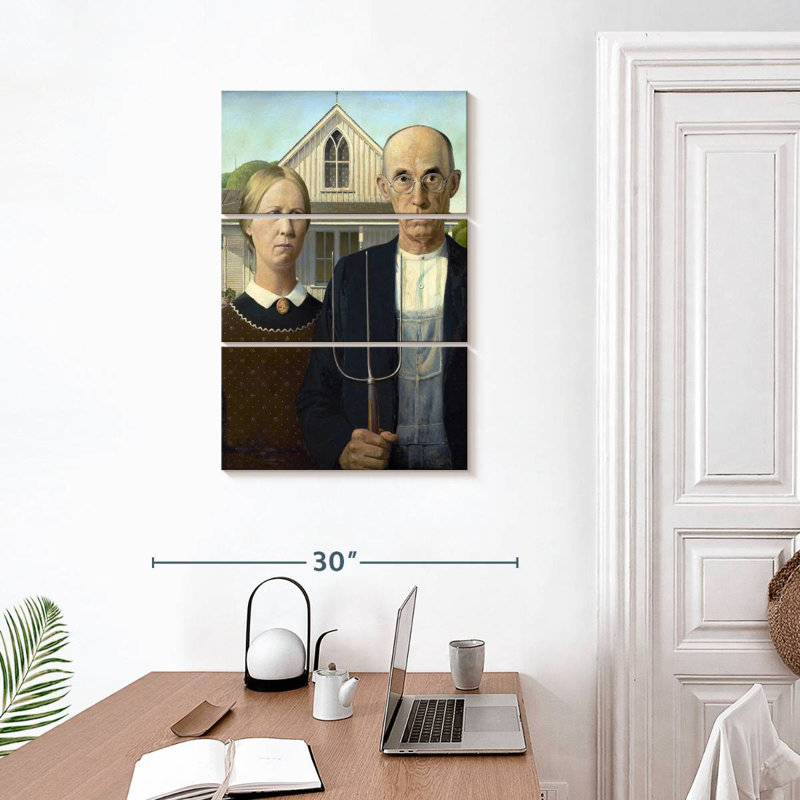 Leisha American Gothic, 32" H x 20" W
