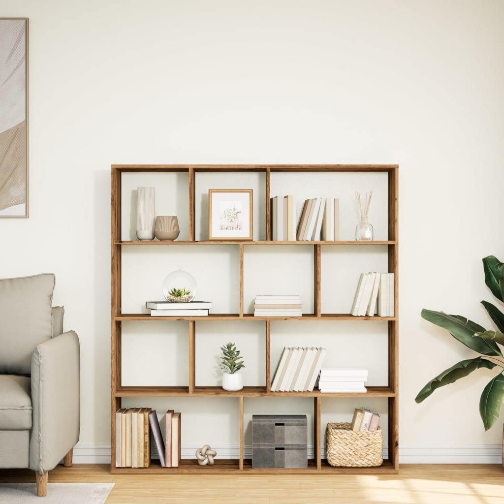 Atyana 141.5cm H x 132cm W Book Cabinet Bookcase