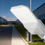 Réverbère solaire 6000W avec télécommande, projecteur de sécurité extérieur étanche IP67 pour stationnements, rues, jardins, stades, fonctionnement du crépuscule à l'aube