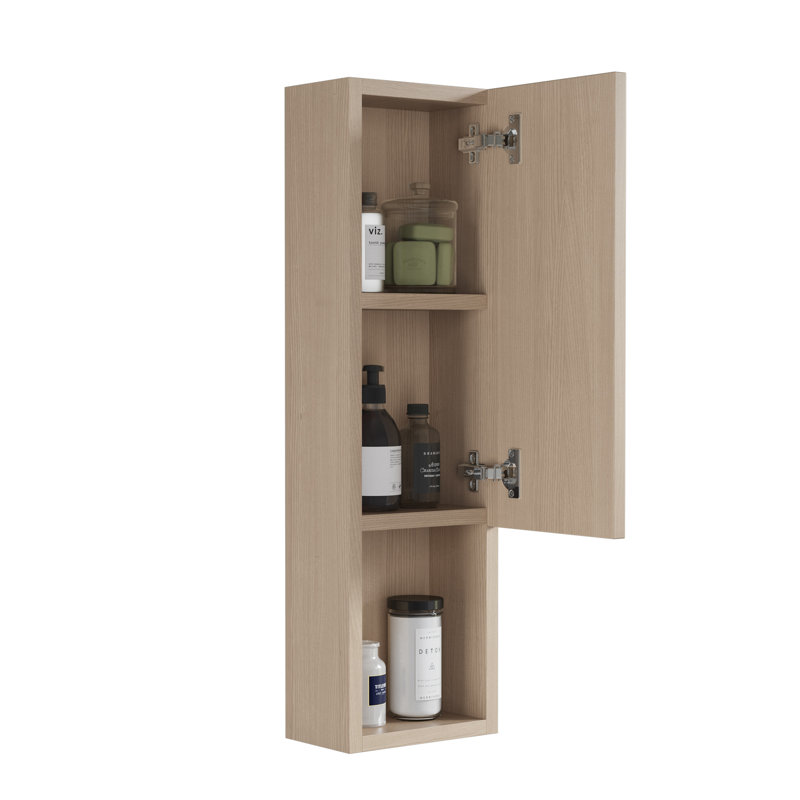 Elaris 9" Wall-Mounted Bathroom Cabinet, Natural