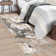 Abstract Machine Washable Rug with Rubber Backing Non-Slip Area Rug for Living Room Bedroom Dining Room Office