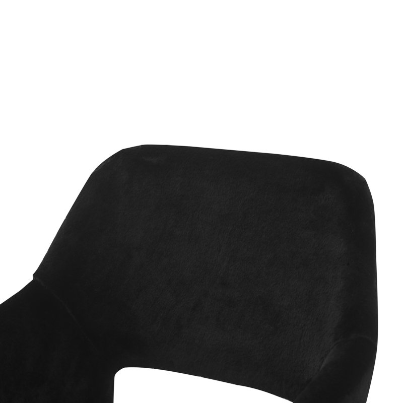 Chaise de salle à manger Outten, Noir