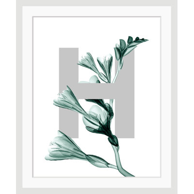 Letter H 1 Piece Single Picture Frame Wall Art