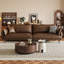 Coussin de canapé modulaire en cuir véritable Coffee-109246358-109246361