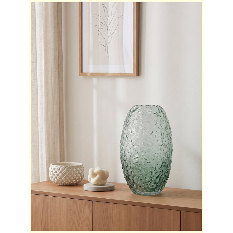 Vase en verre D7.9x13.4H