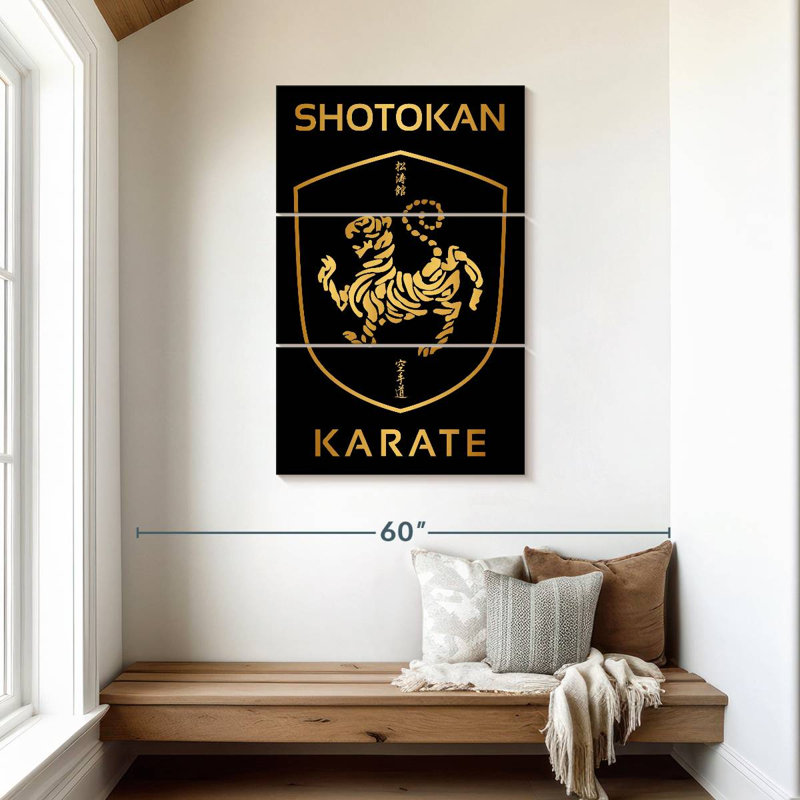 Bouclier Kema Gold Shotokan, H 45 po x l 28 po