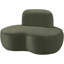 Chaise rembourrée en velours Swerve-1425424403