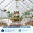 Polycarbonate Walk-In Greenhouse for Outdoors, Quick-Setup Garden Greenhouse with Roof Vent and Ventilation-124605520-124605519