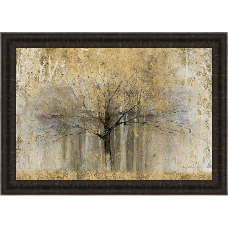 «Open Arms Gold», reproduction de peinture acrylique encadrée, Veine argentée encadrée